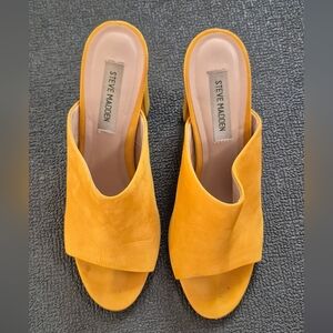 Steve Madden Sunflower Yellow Mules